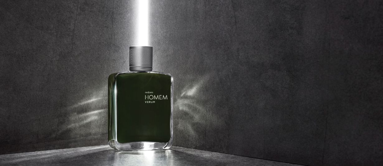 Natura Homem Verum frasco elegante