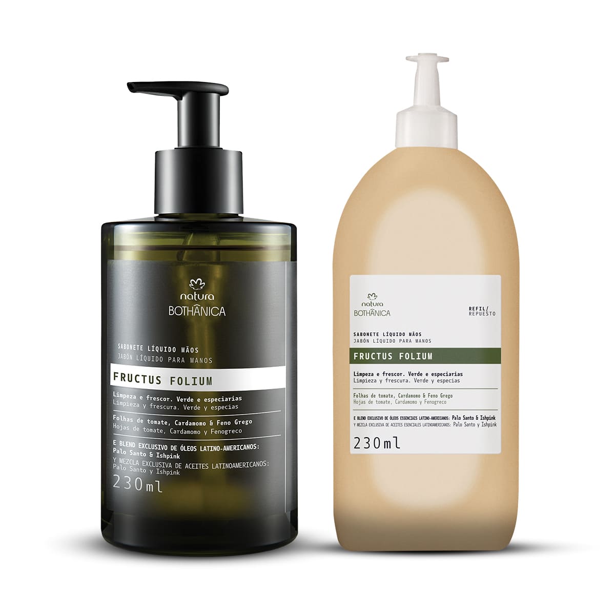Kit Bothanica Sabonete Liquido Fructus Folium E Refil 2 Produtos