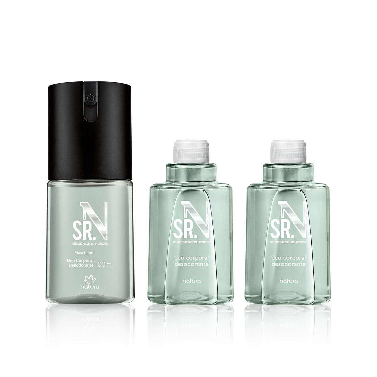 Kit Desodorante Spray Corporal Sr. N (3 produtos) 2 Kit Desodorante Spray Corporal Sr N 3 Produtos