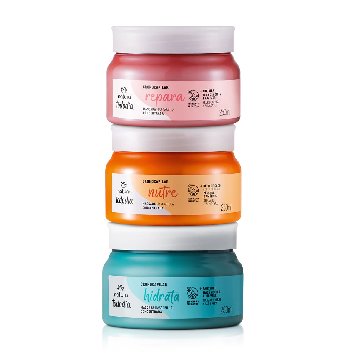 Kit Tododia Mascaras Reparacao Nutricao E Hidratacao