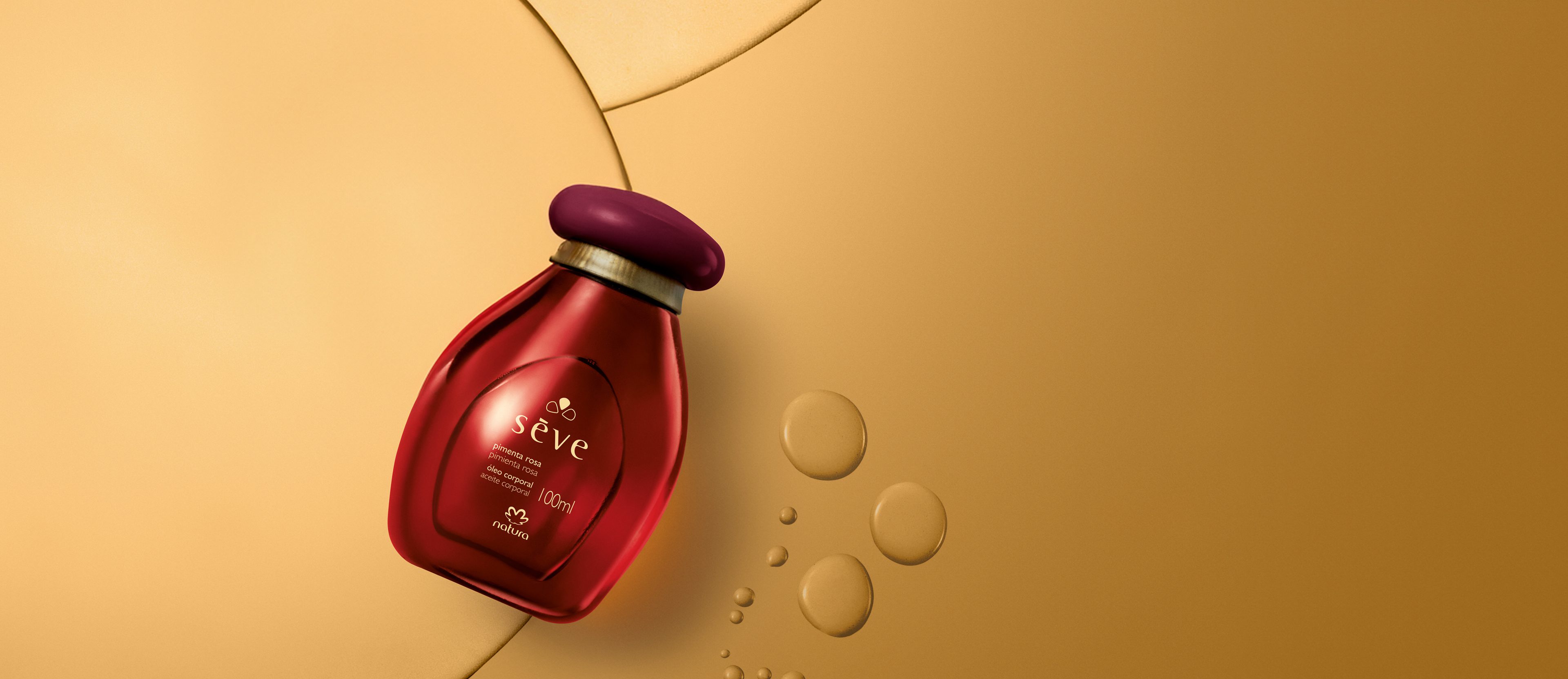 Oleo Desodorante Corporal Seve Pimenta Rosa 100 ml