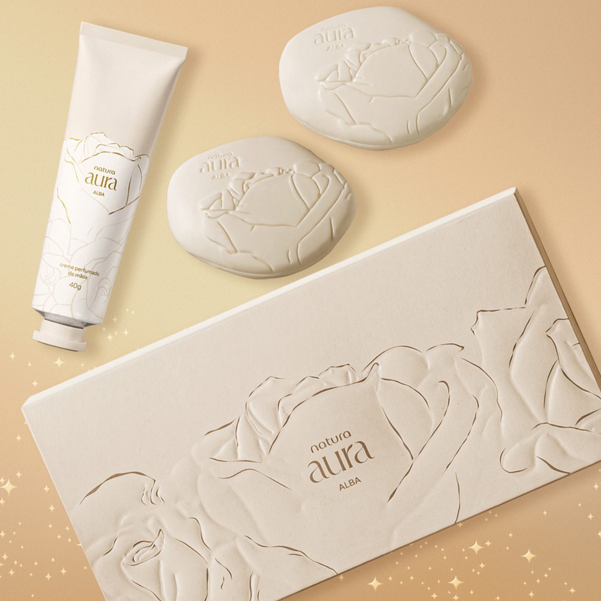 Presente Natura Aura Alba Cuidados Pessoais 2 Produtos