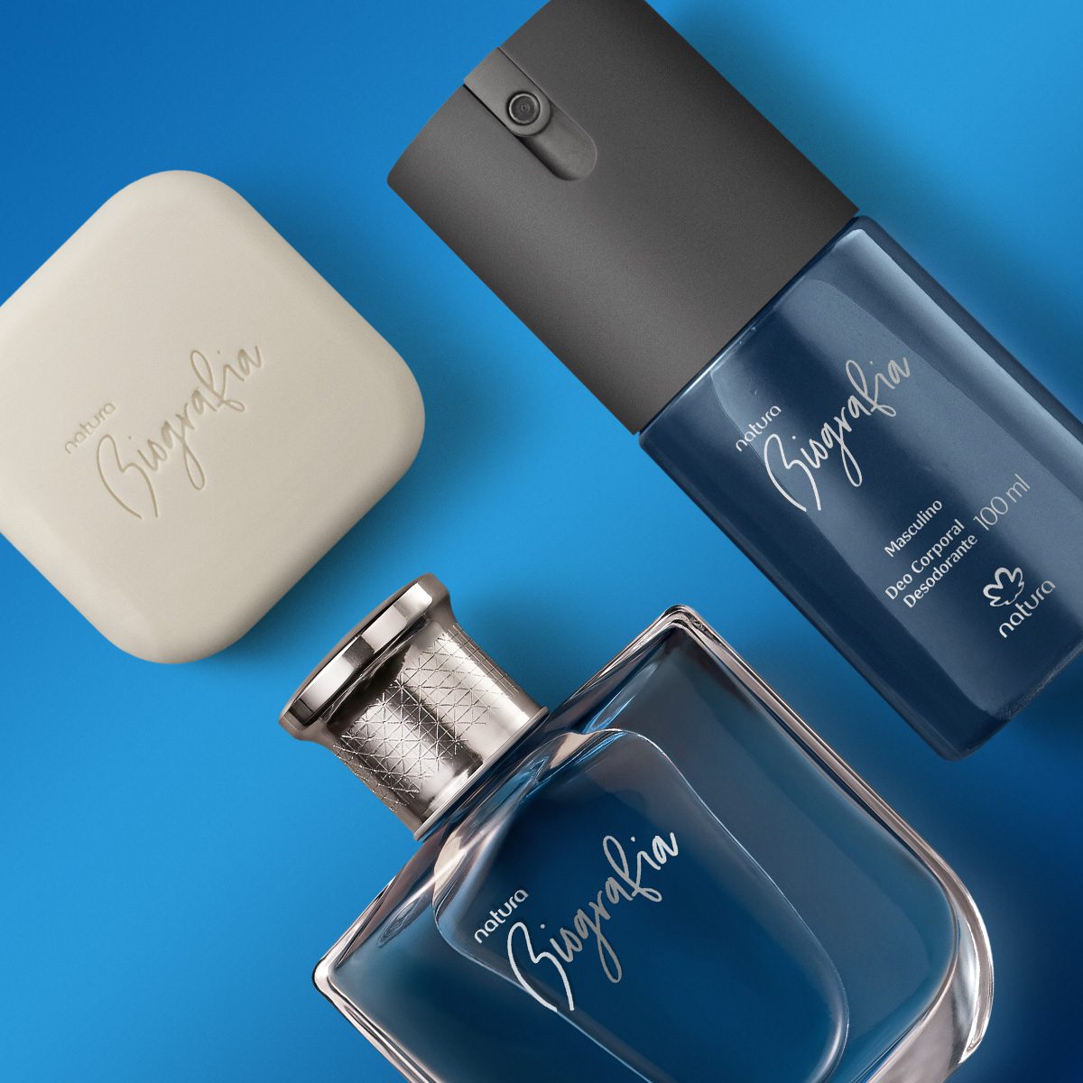 Presente Natura Biografia Masculino 3 Produtos