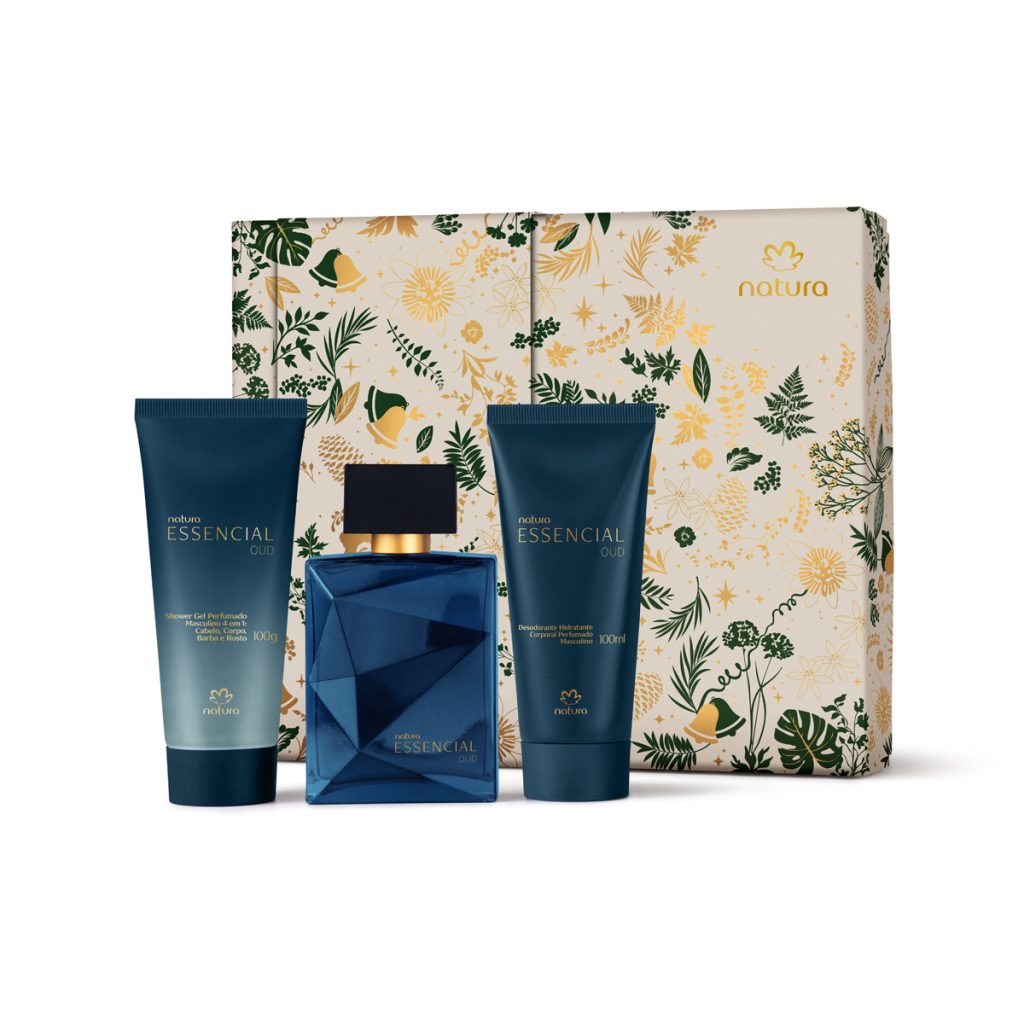 Presente Natura Essencial Oud Masculino 3 Produtos