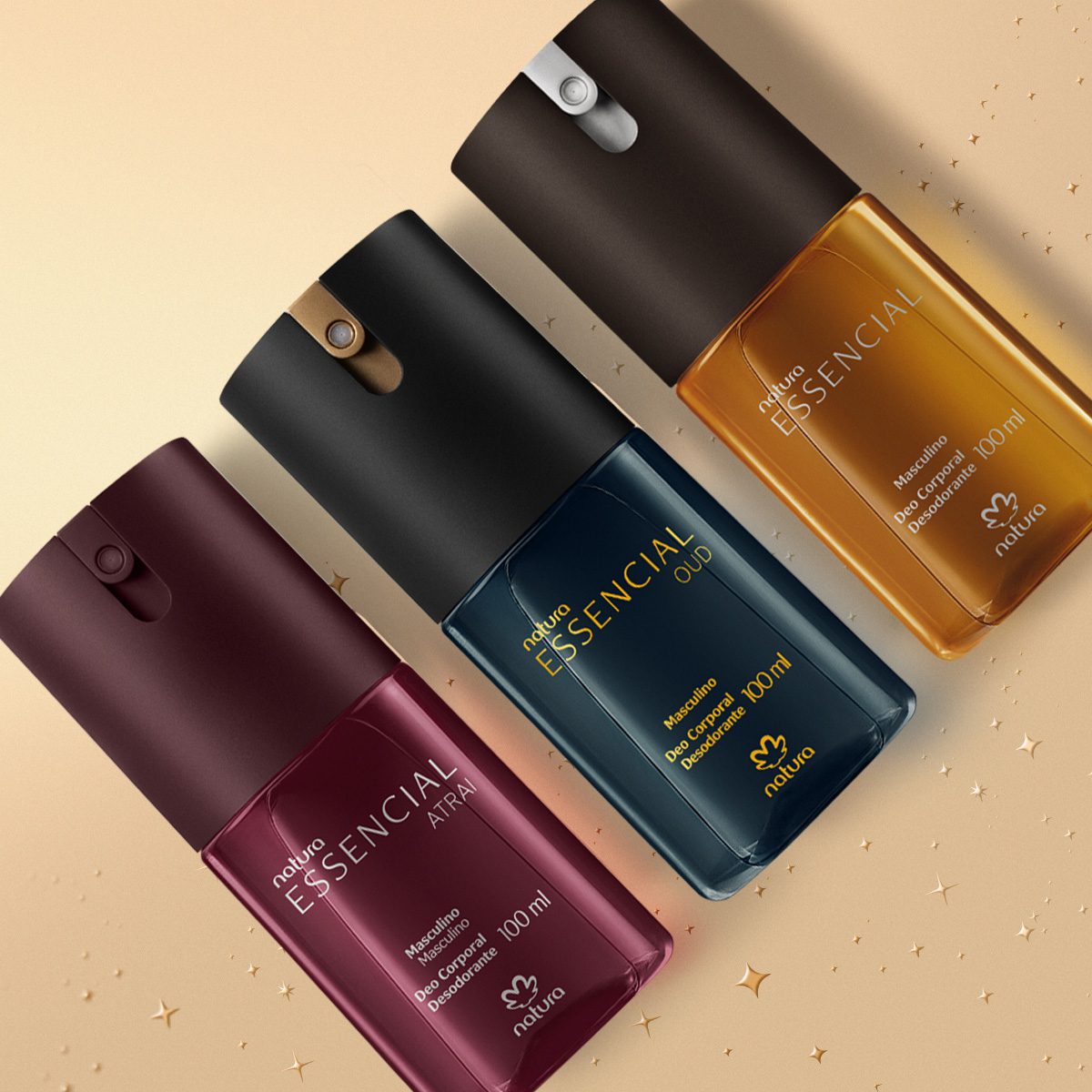 Presente Natura Essencial Trio De Desodorantes Masculino 3 Unidades