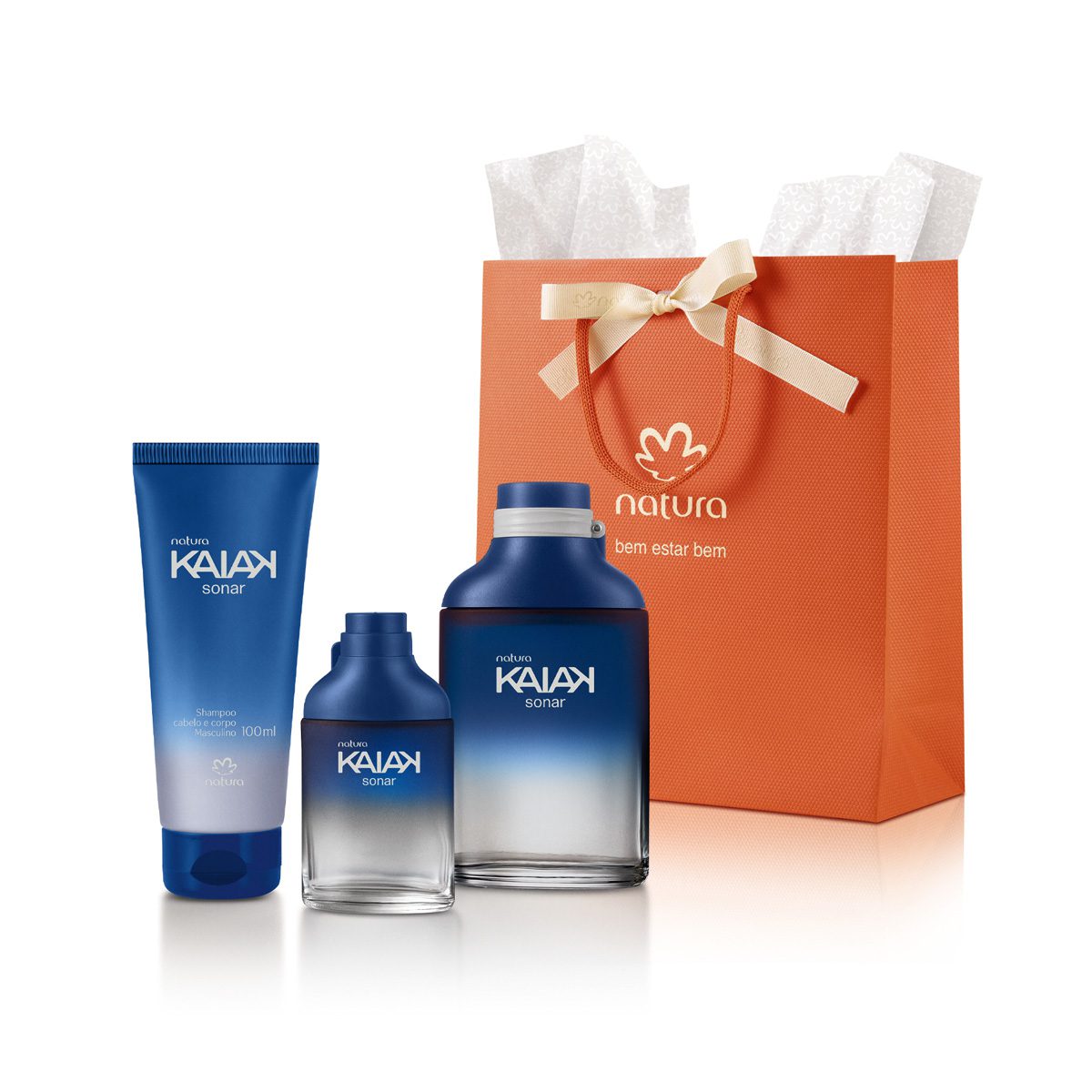 Presente Natura Kaiak Sonar Masculino 3 Produtos