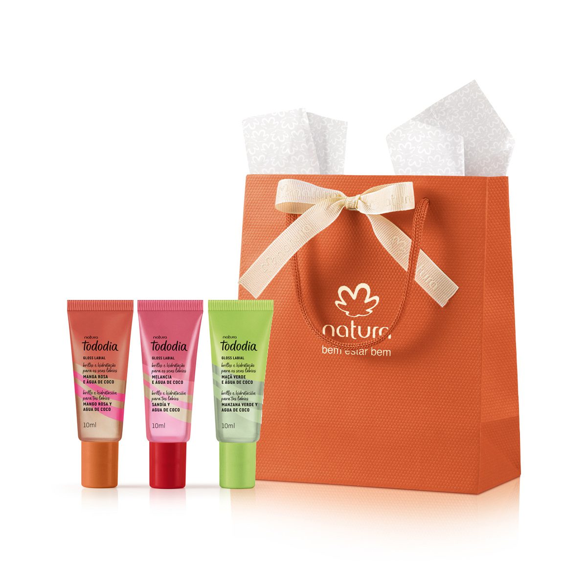 Presente Natura Tododia Kit Gloss 3 Unidades
