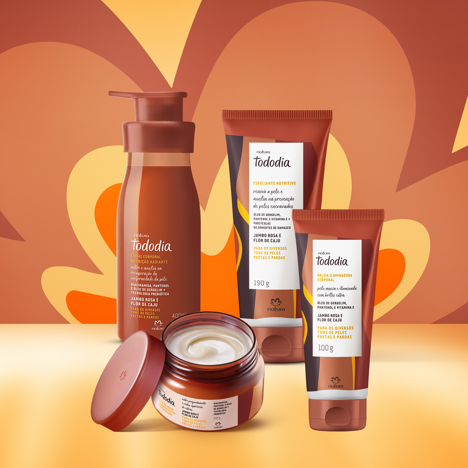 Fragrância vibrante Tododia Jambo Rosa e Flor de Caju