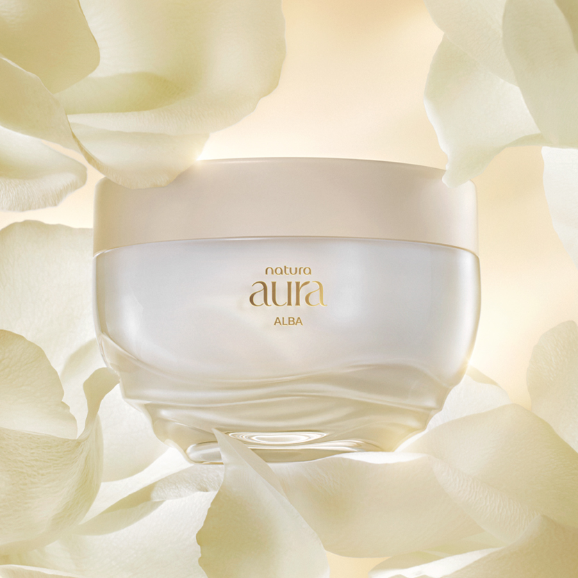 Visual mobile do Creme Aveludado Corporal Natura Aura Alba