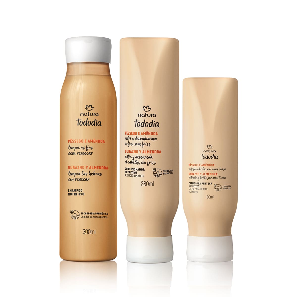 1766018875 536 Kit Nutritivo Tododia Pessego E Amendoa 3 Produtos