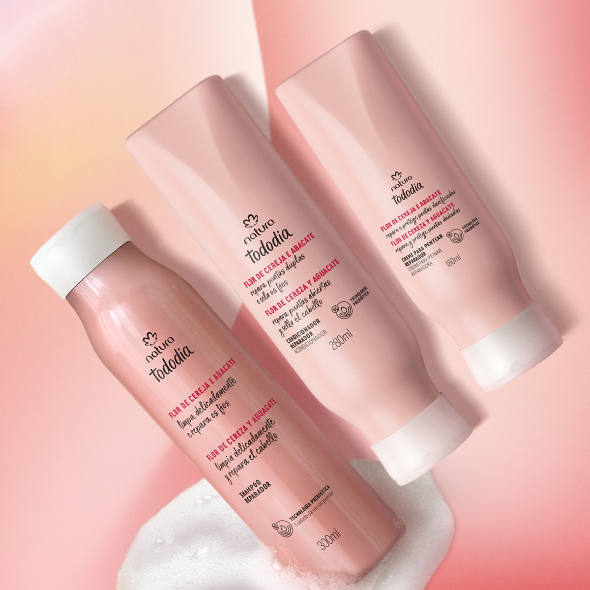 Creme de pentear do Kit Reparador