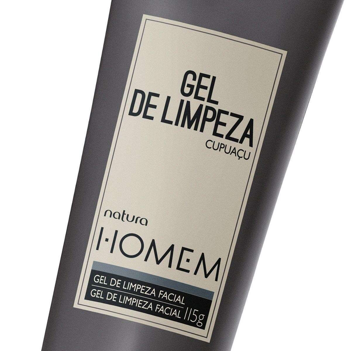 Gel de Limpeza Facial Natura Homem 5 Detalhe da textura do Gel de Limpeza Facial Natura Homem