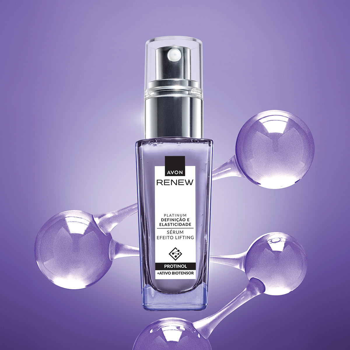 Detalhe do Renew Platinum Sérum Lift & Firmeza