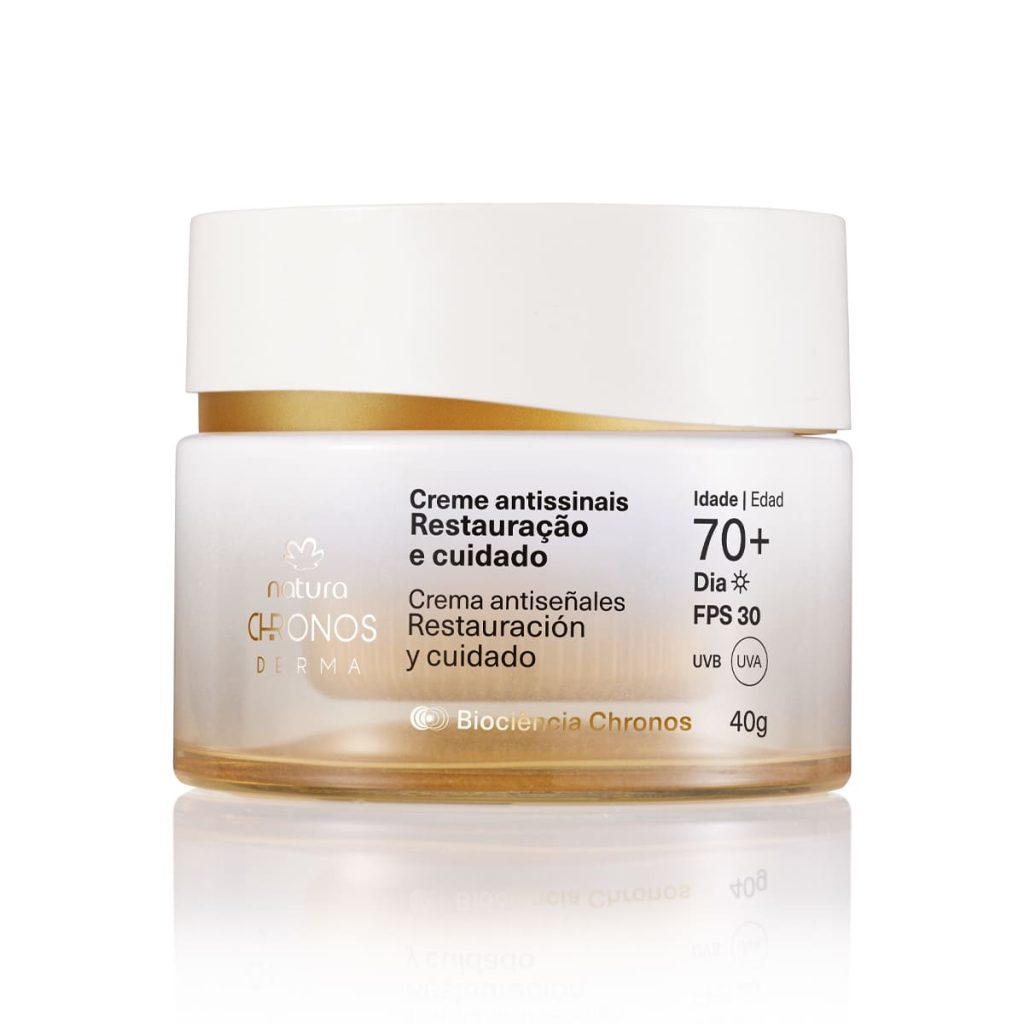 Creme Antissinais Restauração e Cuidado 70+ Dia Chronos Derma