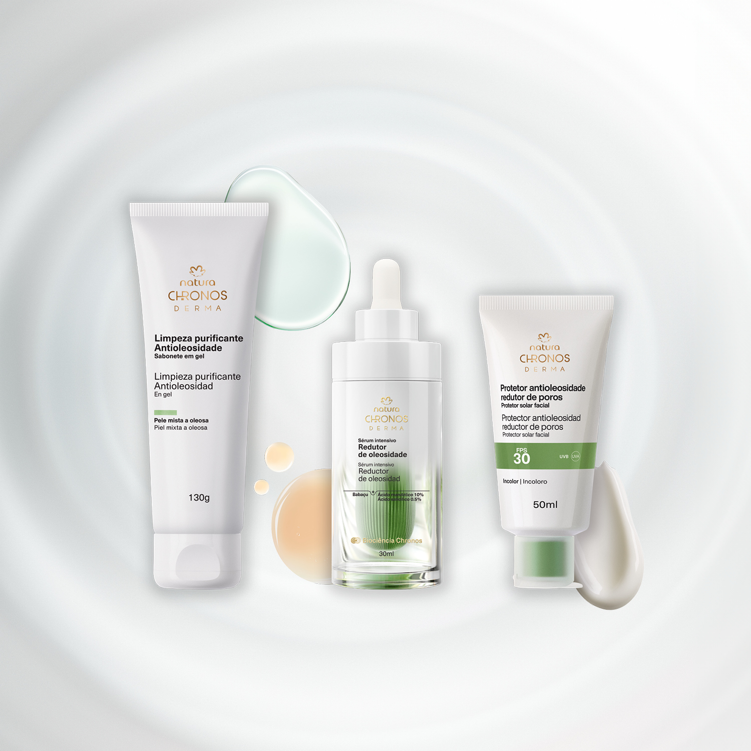 Sabonete purificante Chronos Derma