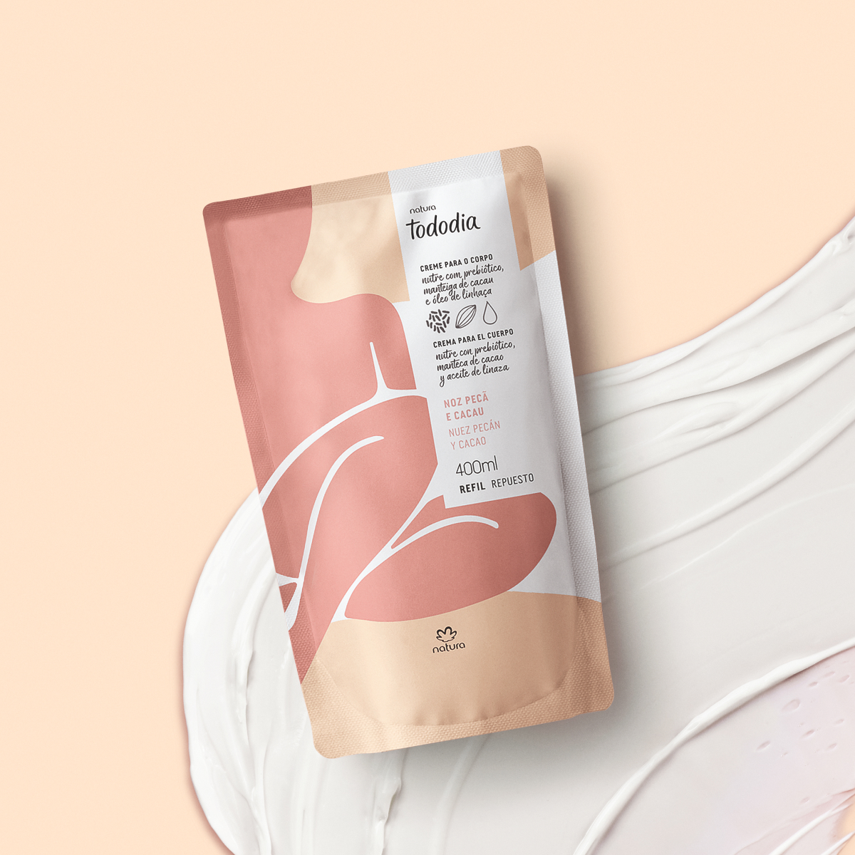 1766393798 843 Refil Creme Desodorante Nutritivo para o Corpo Tododia Noz Peca