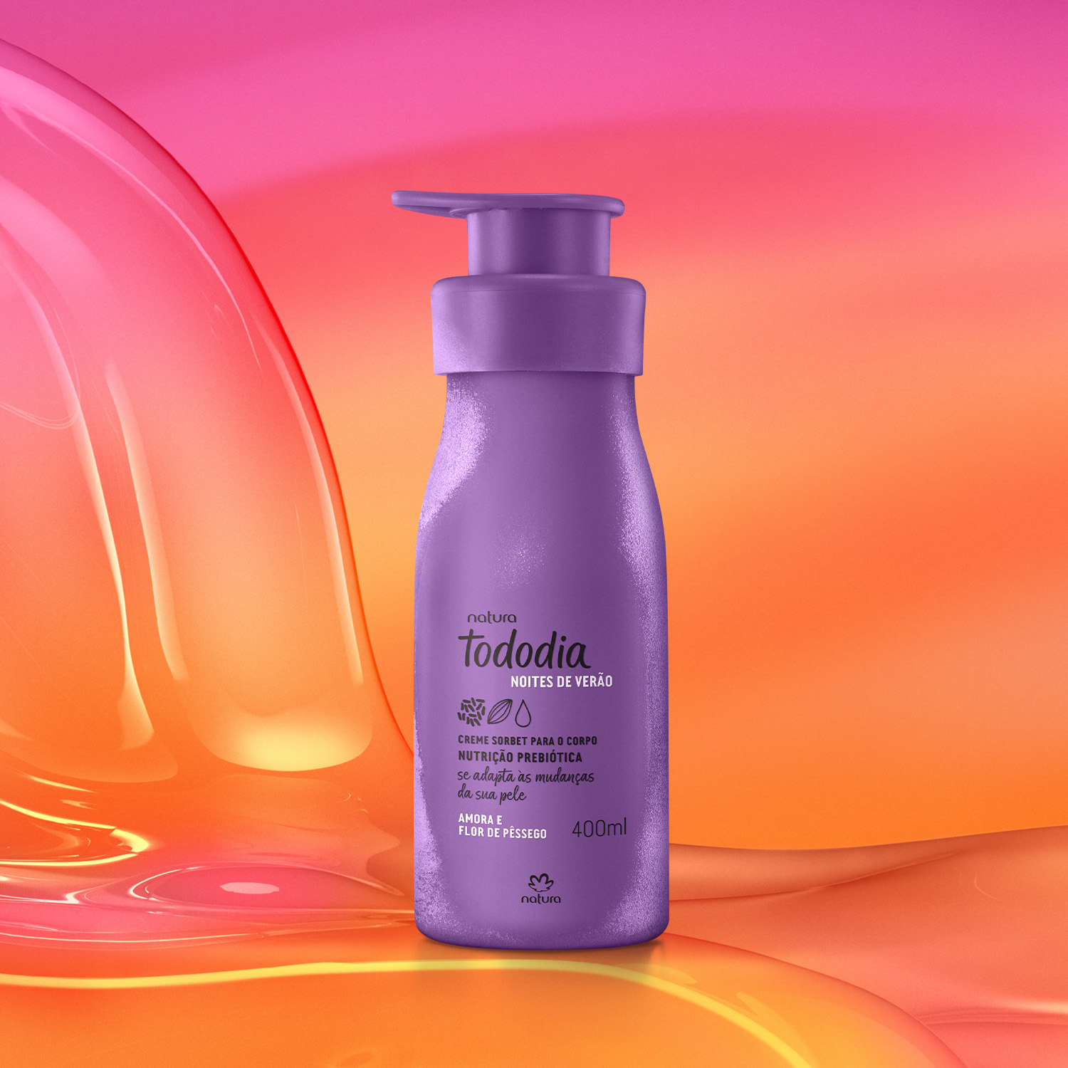 1766402996 1 Creme Sorbet Desodorante Nutritivo para o Corpo Tododia Amora e