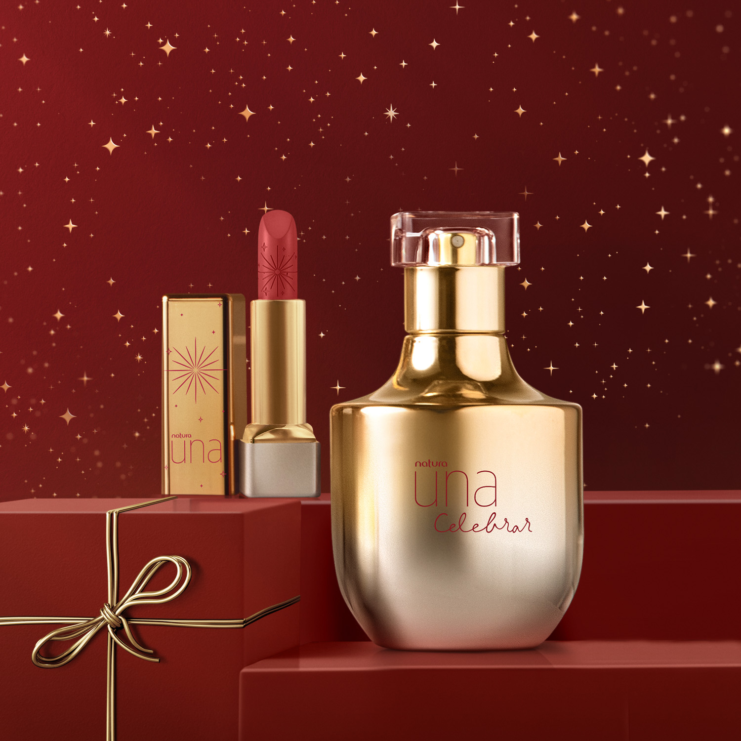 Deo parfum Natura Una em close-up