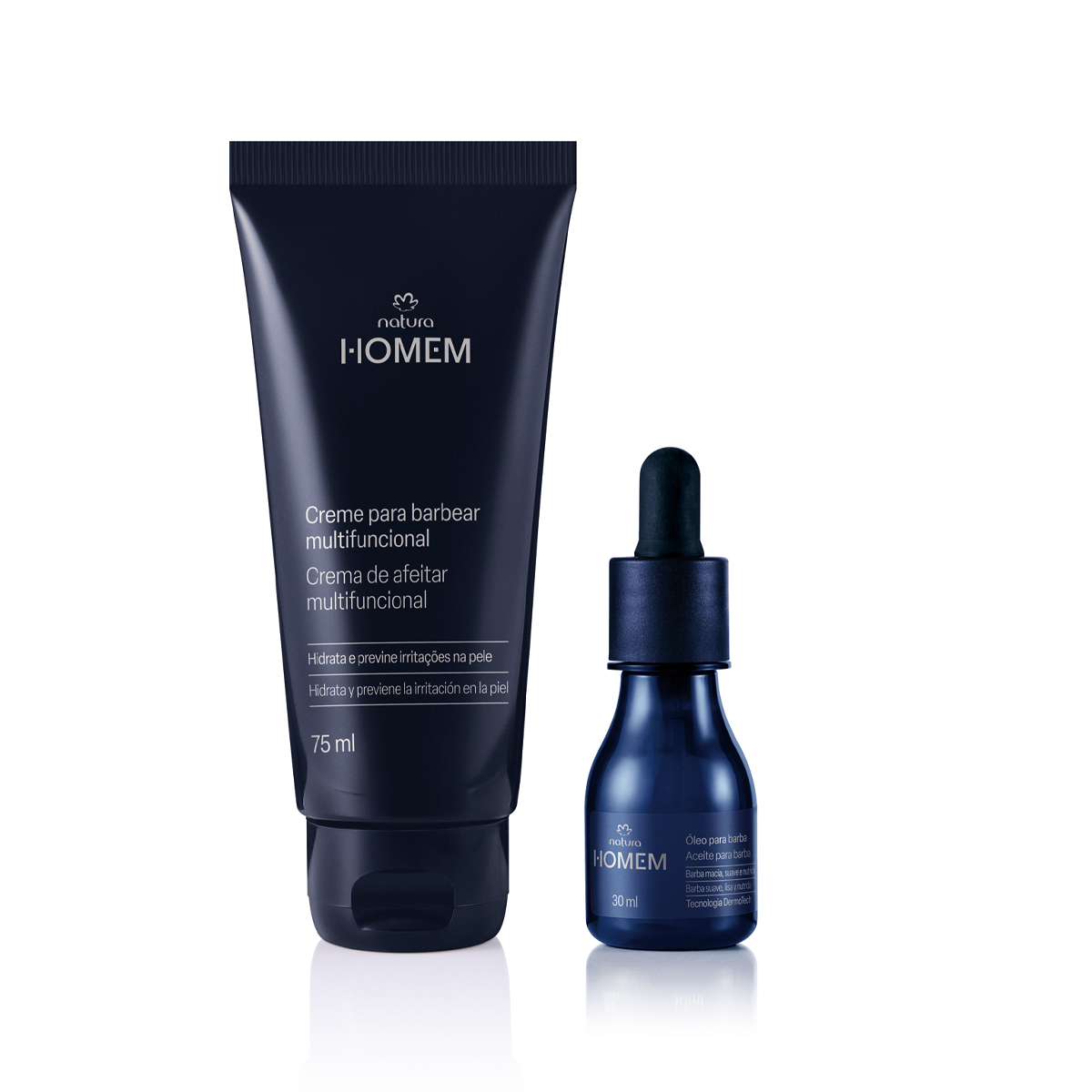Kit Creme para Barbear e Óleo para Barba Natura Homem (2 produtos) 4 1766423788 358 Kit Creme para Barbear e Oleo para Barba Natura Homem