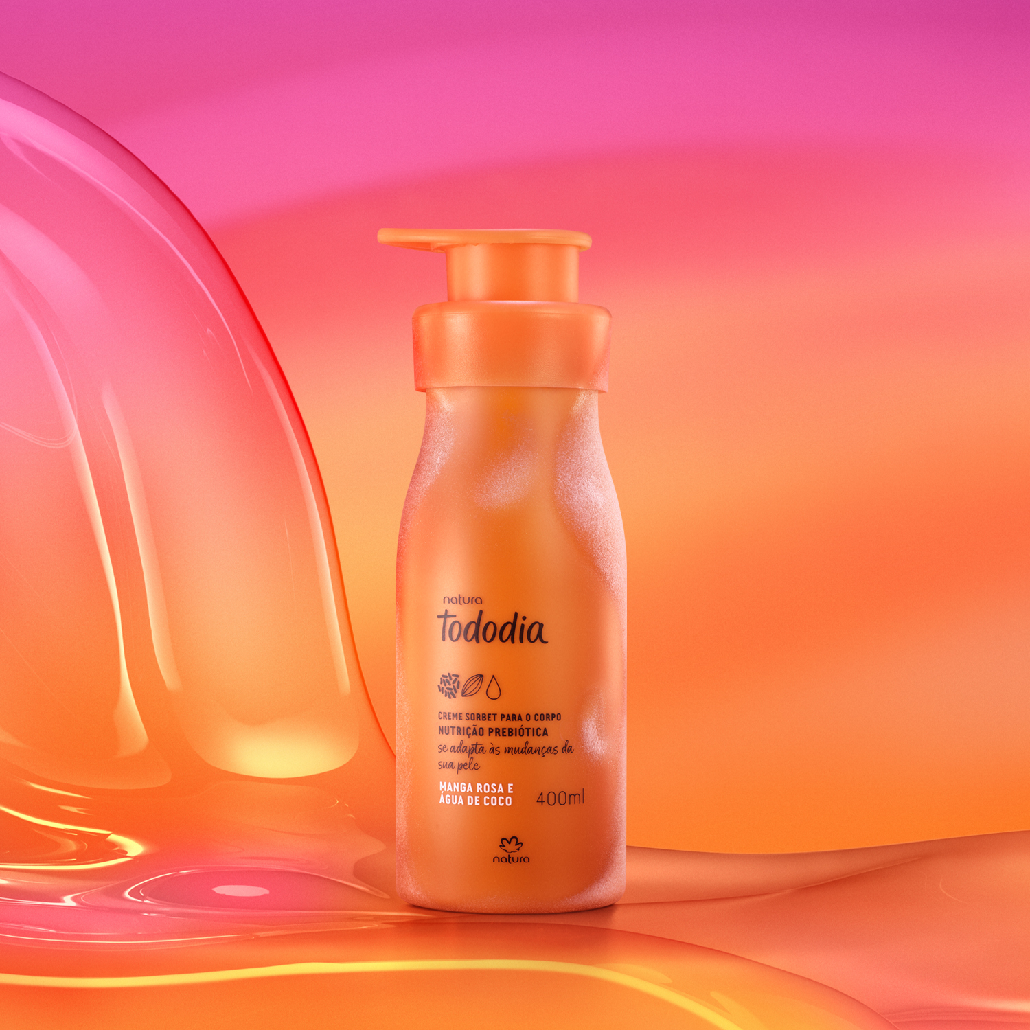 Visual mobile do Creme Sorbet para verão