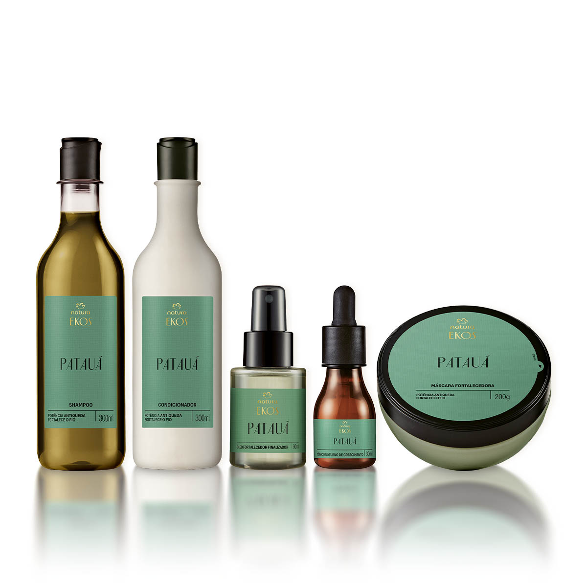 Kit Ekos Patauá Completo 4 Detalhe do shampoo e condicionador Ekos Patauá