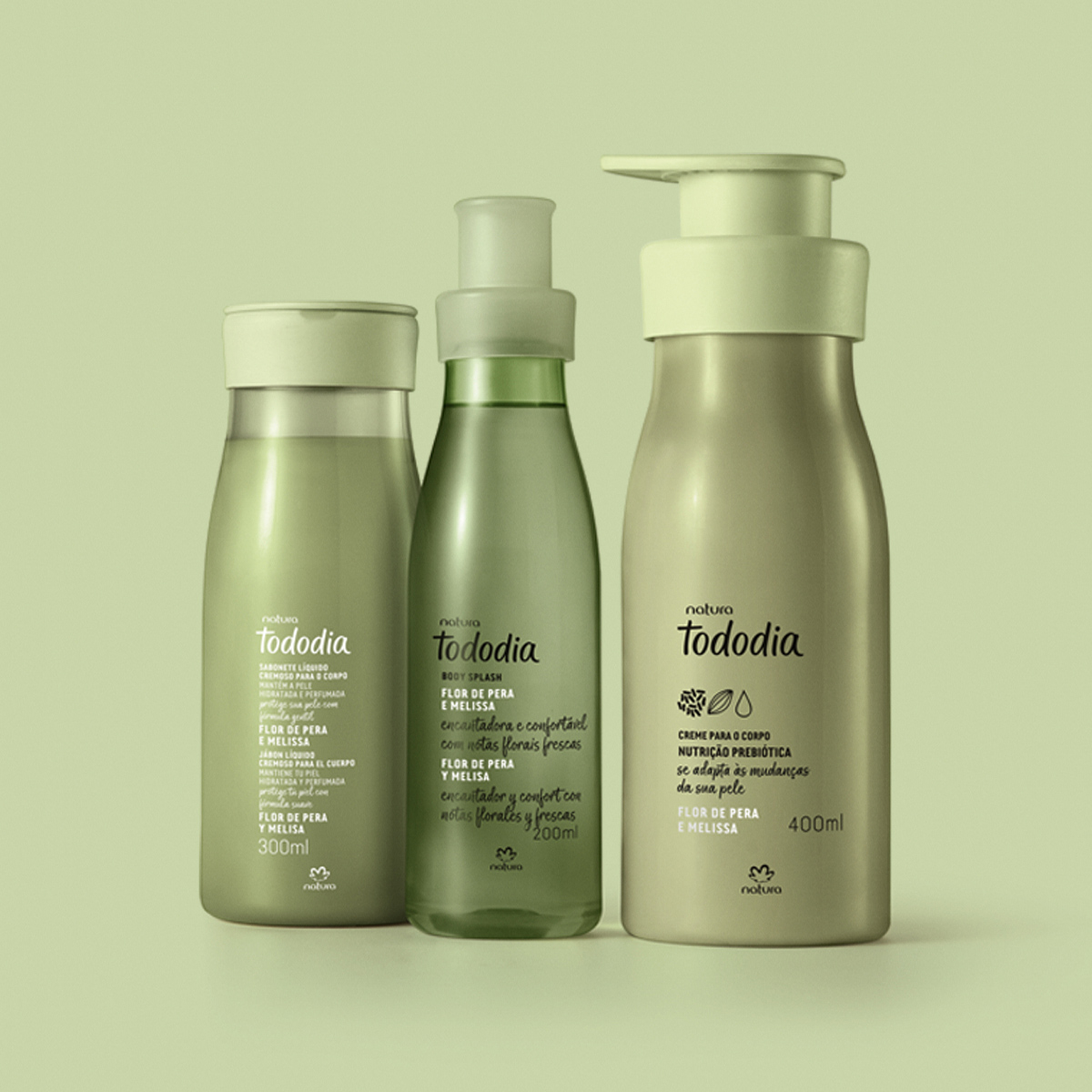 Body splash e detalhes dos produtos