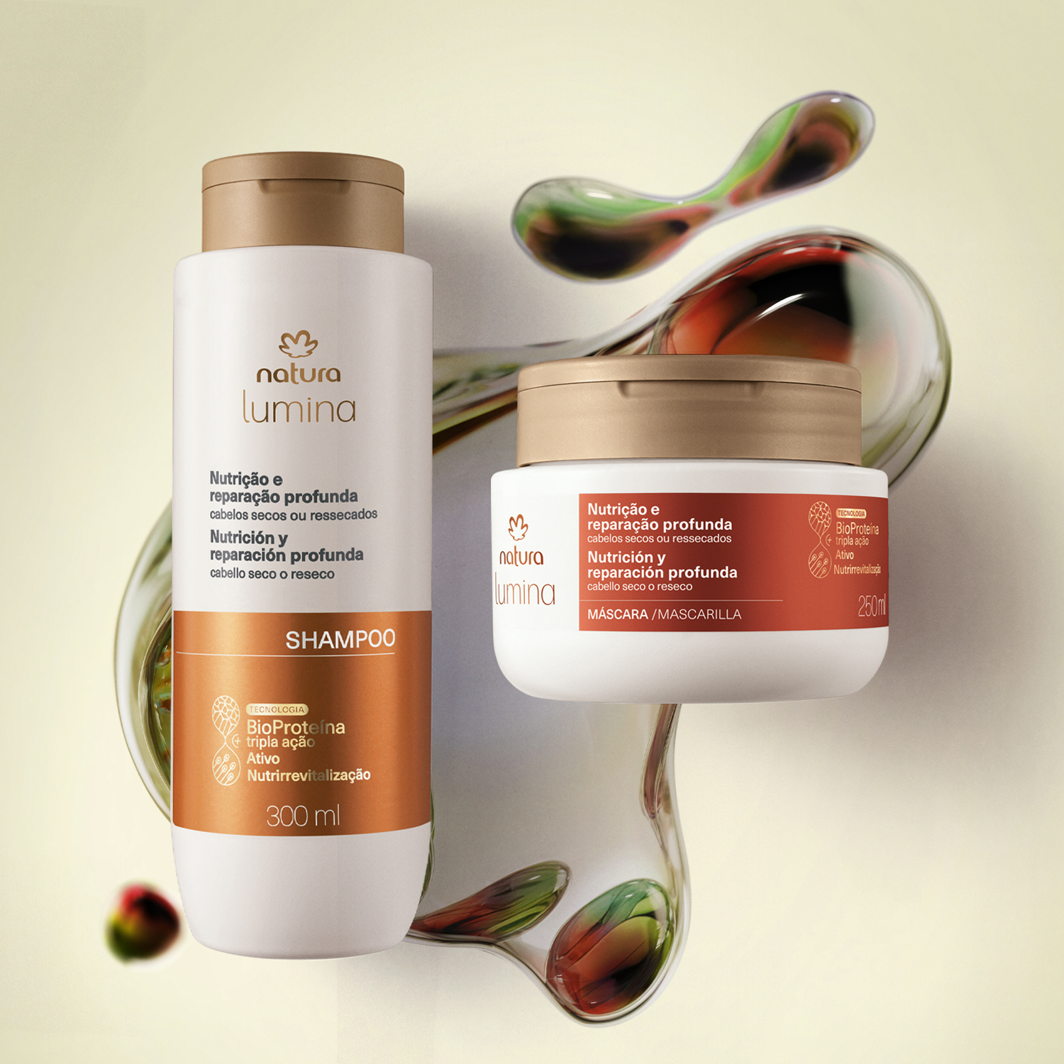 1766448968 513 Kit Shampoo e Mascara Lumina para Nutricao e Reparacao Profunda