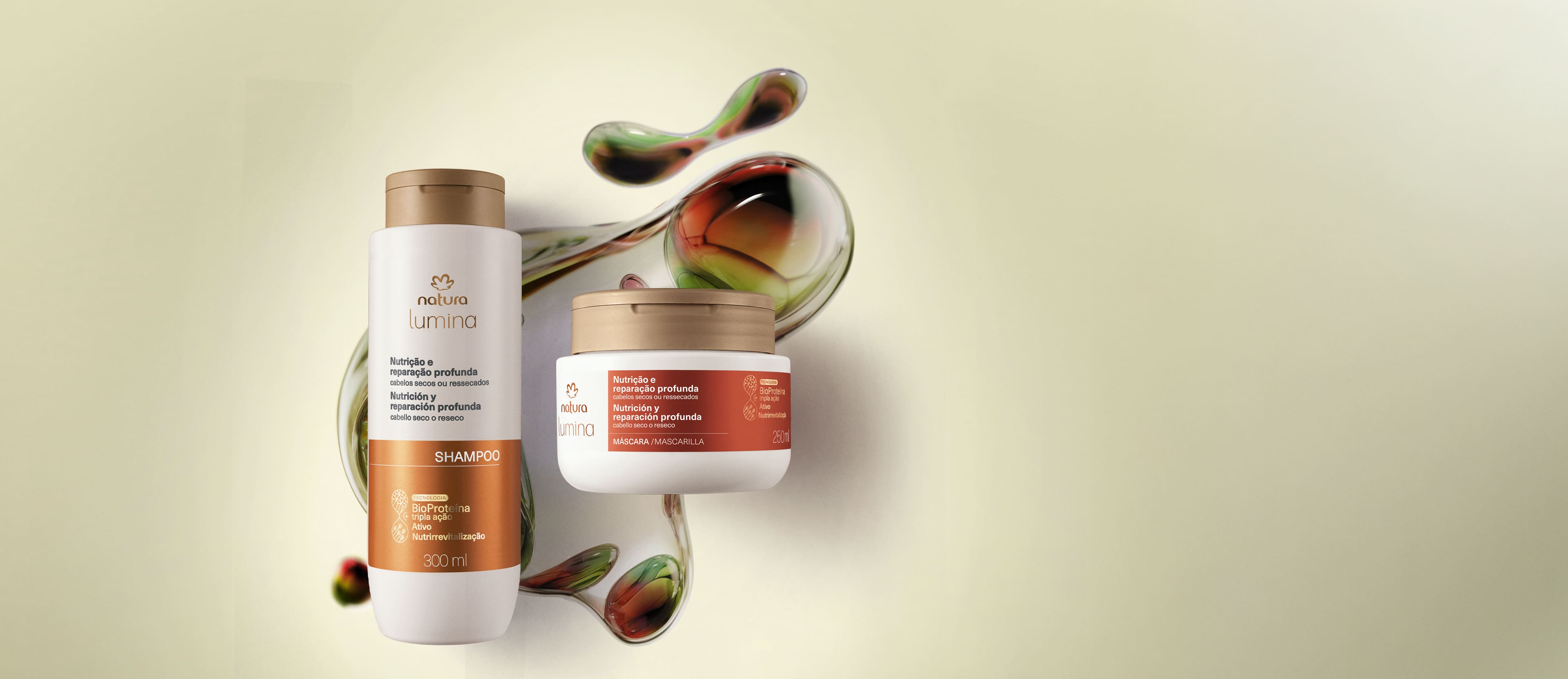 1766448968 97 Kit Shampoo e Mascara Lumina para Nutricao e Reparacao Profunda