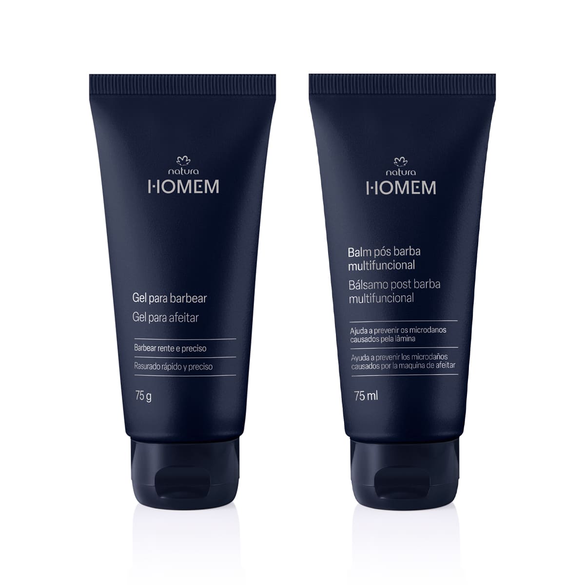 Gel para barbear em close-up