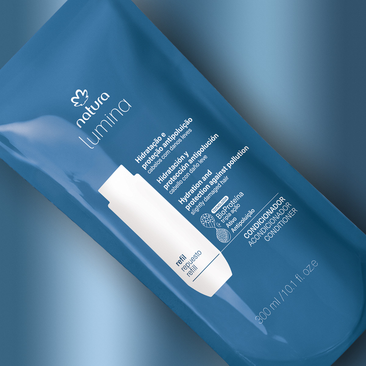 Imagem close-up do Refil Condicionador Lumina