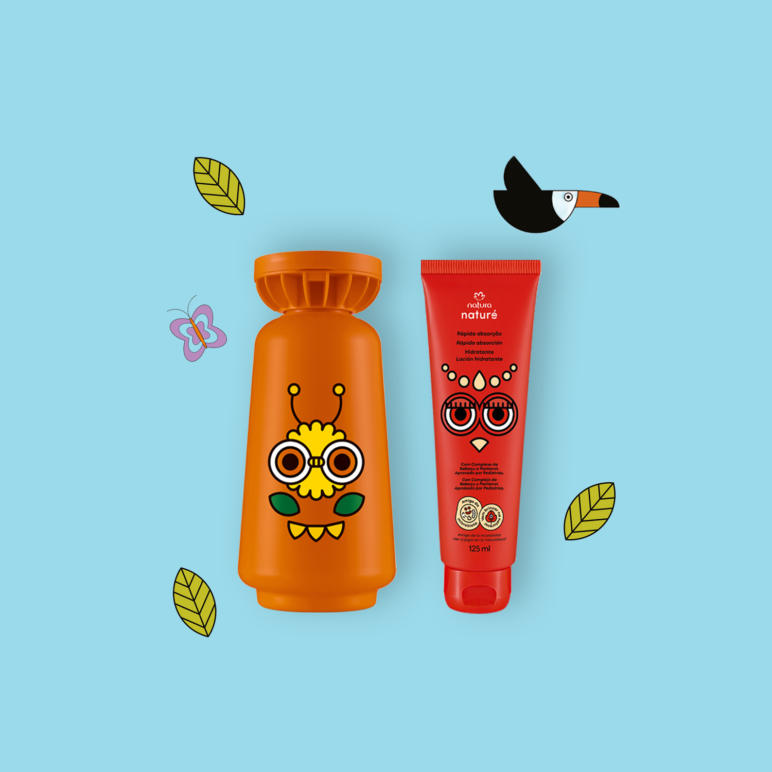 1766473101 889 Kit Nature Shampoo 2 em 1 e Hidratante 2 produtos
