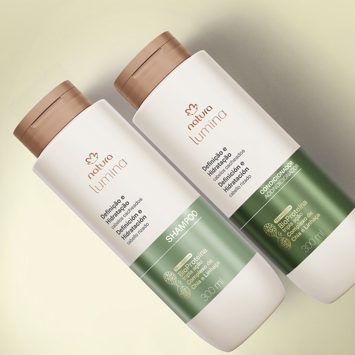 Kit Shampoo e Condicionador Lumina Definição e Hidratação de Cabelos Cacheados (2 produtos) 5 Condicionador Lumina detalhe