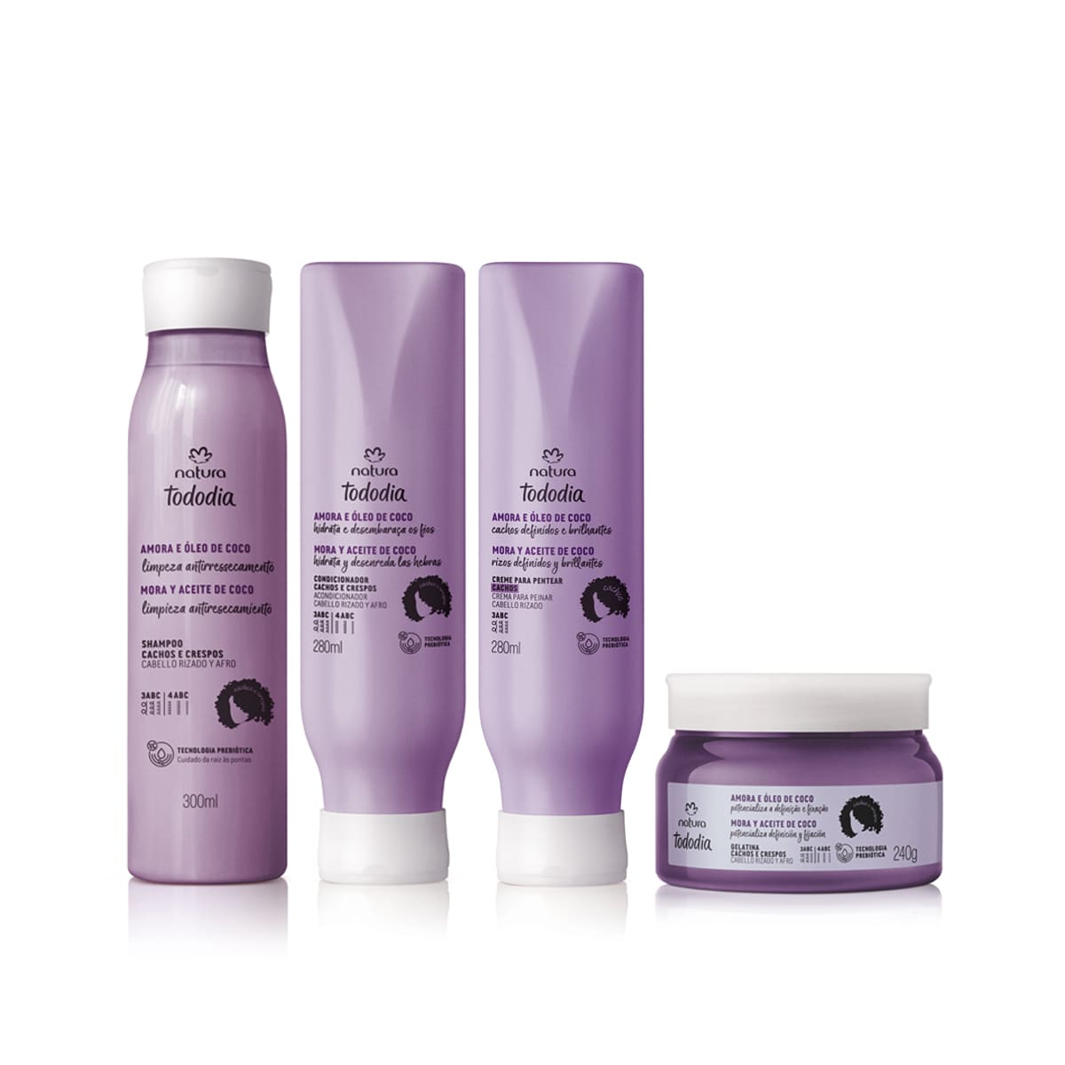 Shampoo e condicionador do kit