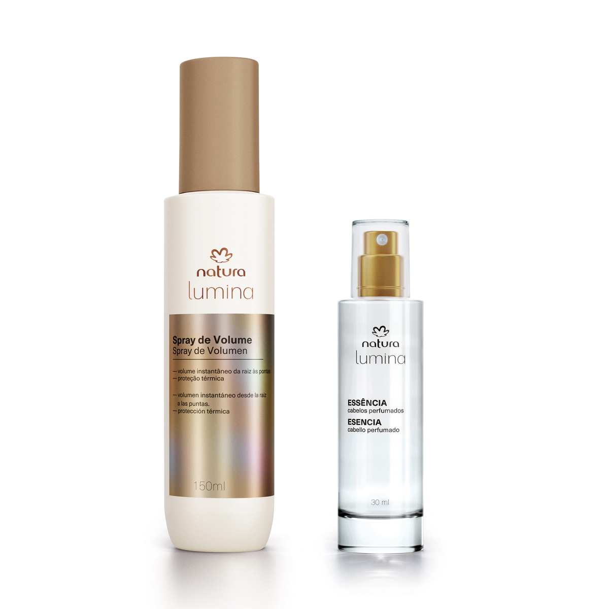 Detalhe do Spray de Volume Lumina