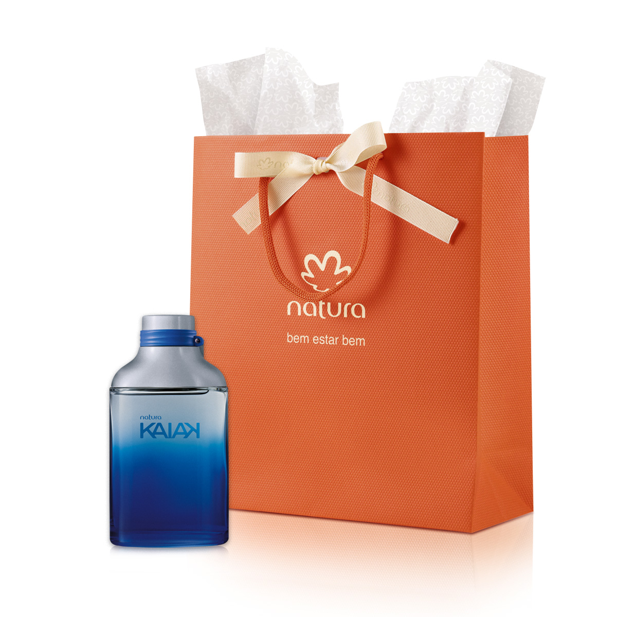 Detalhe do frasco Kaiak 100ml