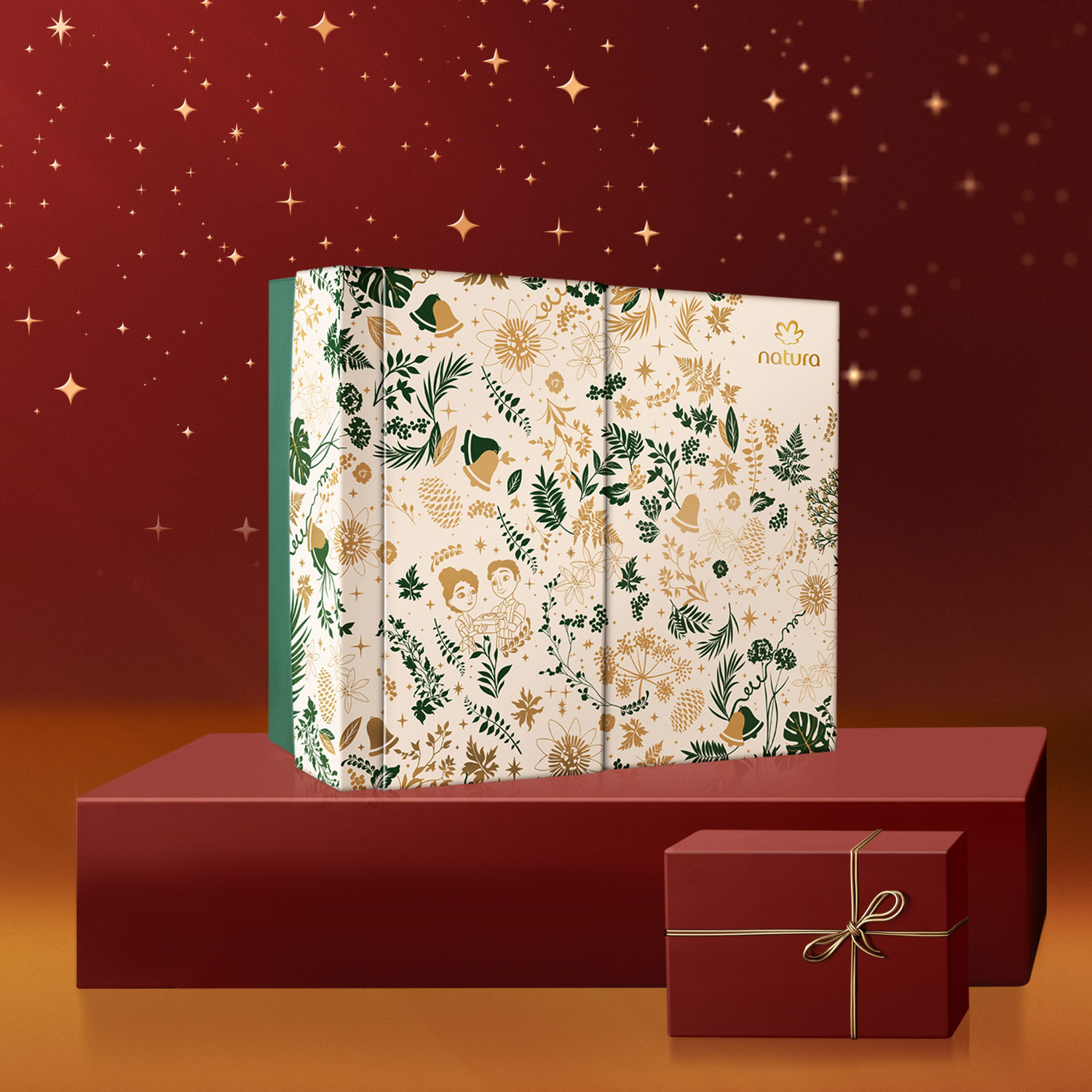 Visual mobile da Caixa Natal Natura