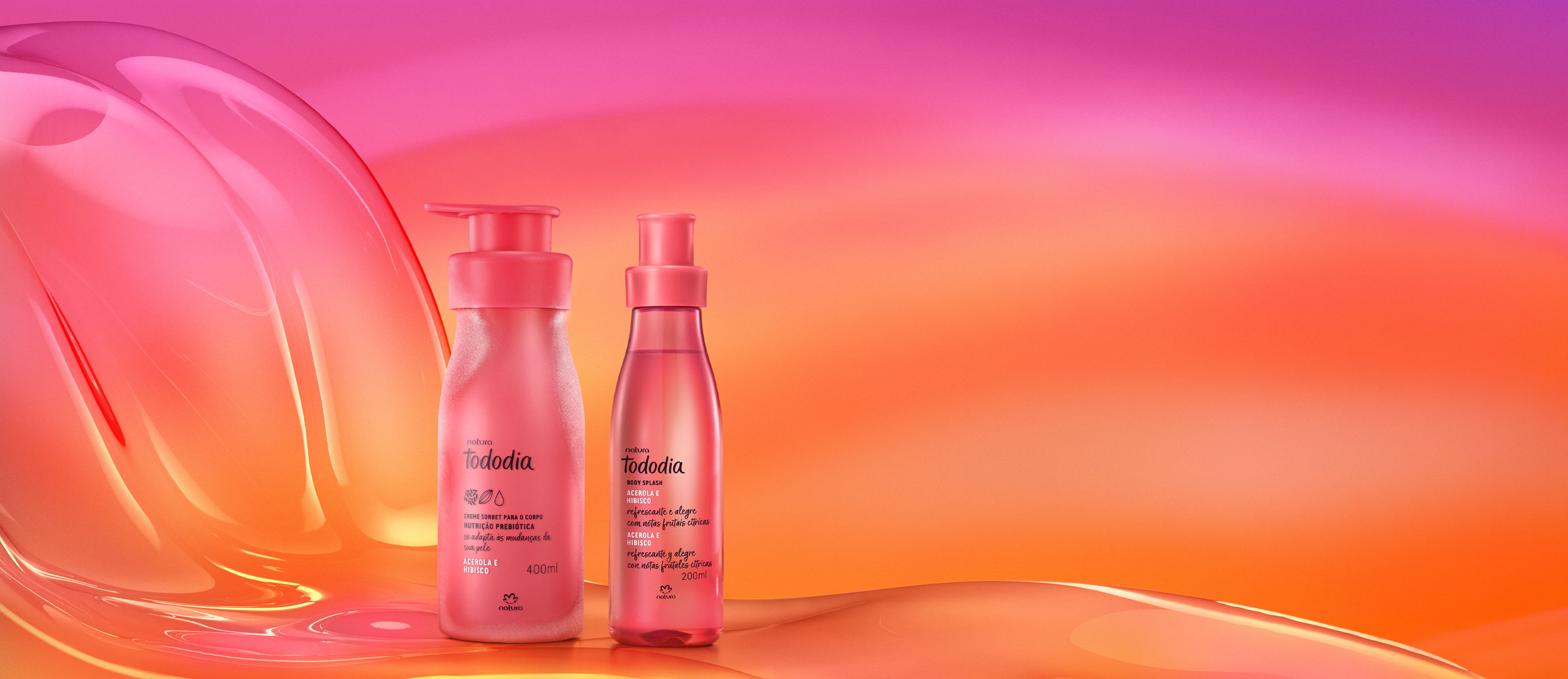 1766496495 208 Kit Body Splash e Creme Sorbet Nutritivo Tododia Acerola e