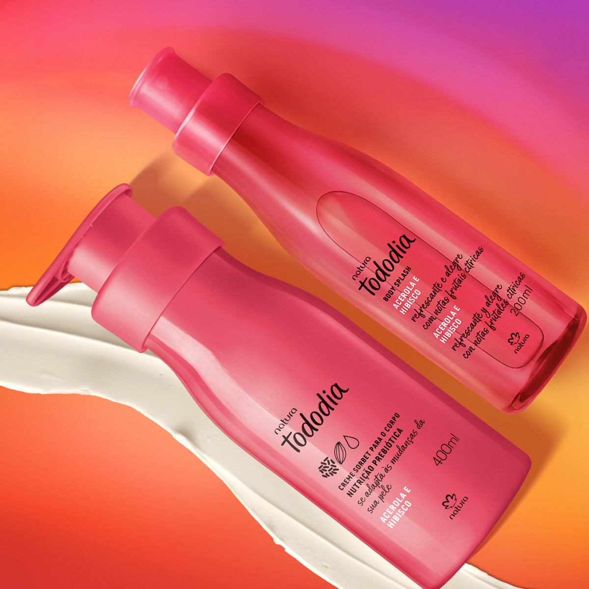 1766496495 787 Kit Body Splash e Creme Sorbet Nutritivo Tododia Acerola e