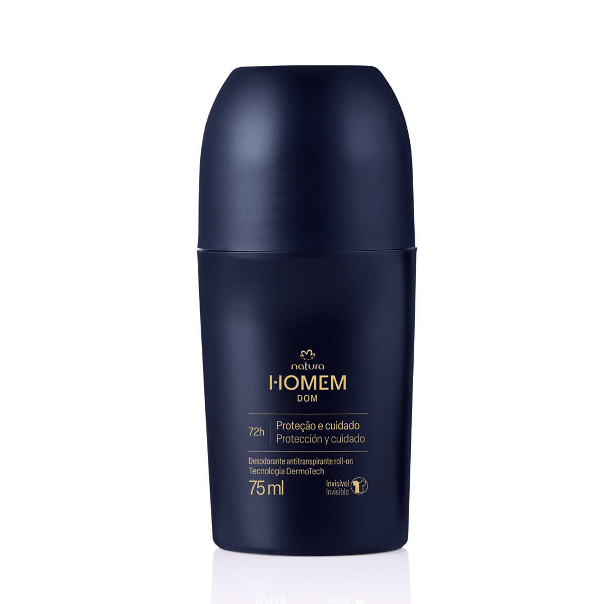 Detalhe do frasco Natura Homem Dom