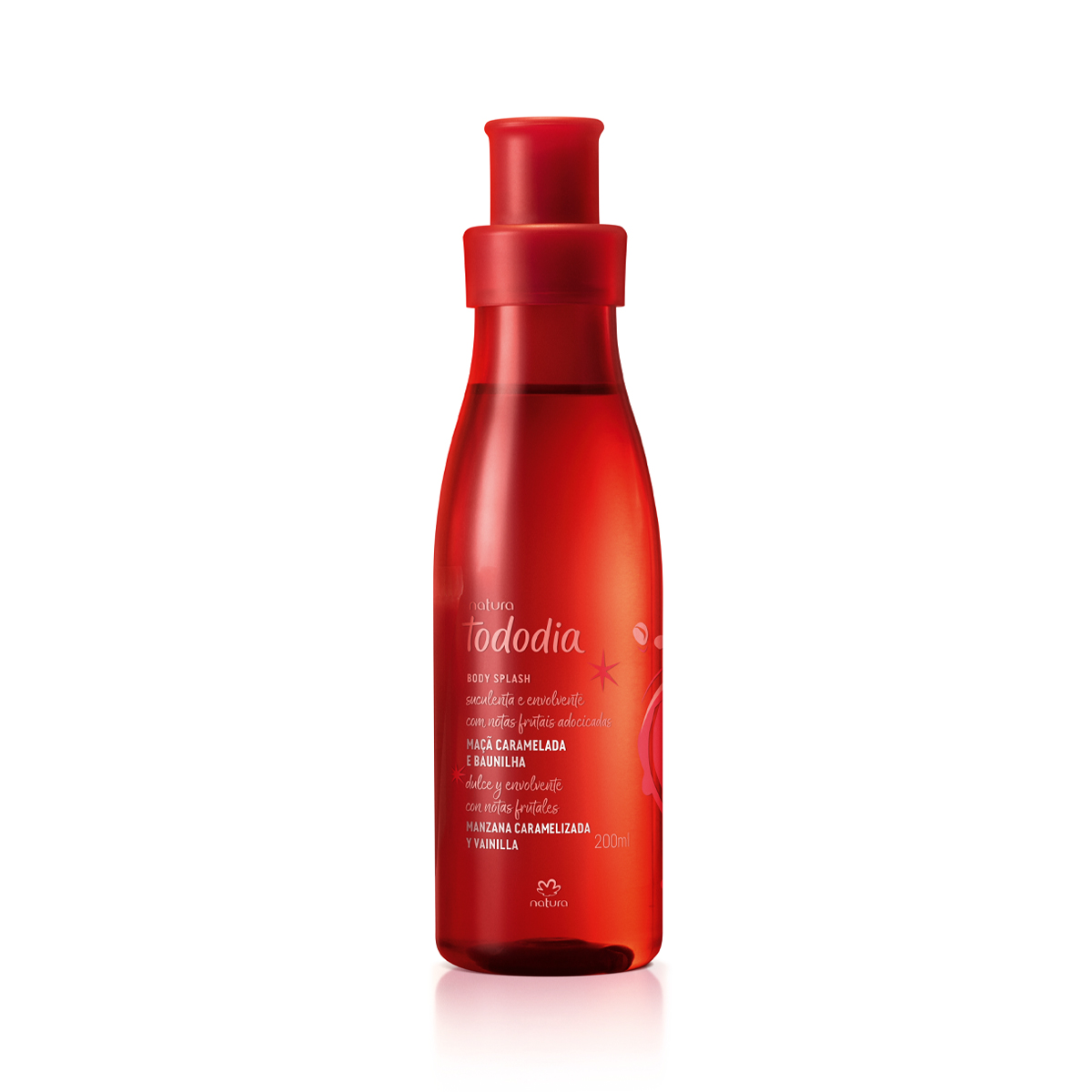 Detalhe do produto Body Splash em close-up