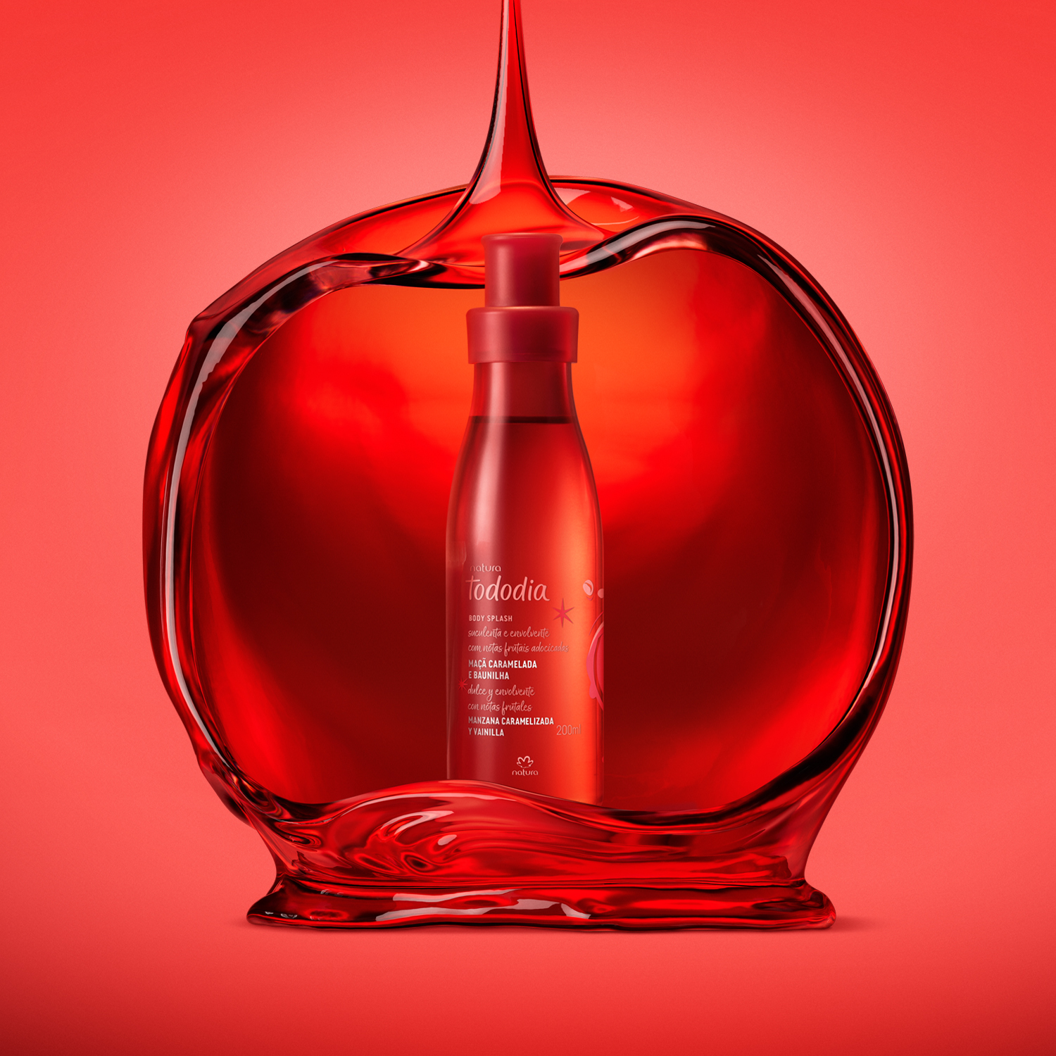 Visual mobile do frasco Body Splash Tododia