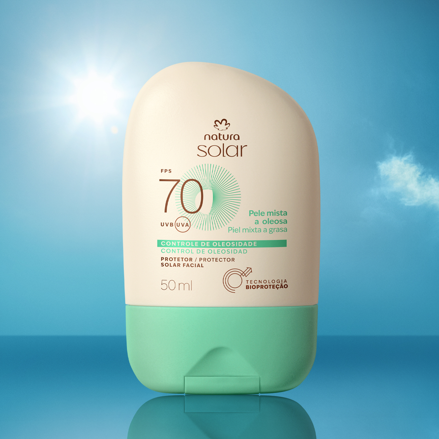 Visual mobile do Protetor Solar Natura FPS 70