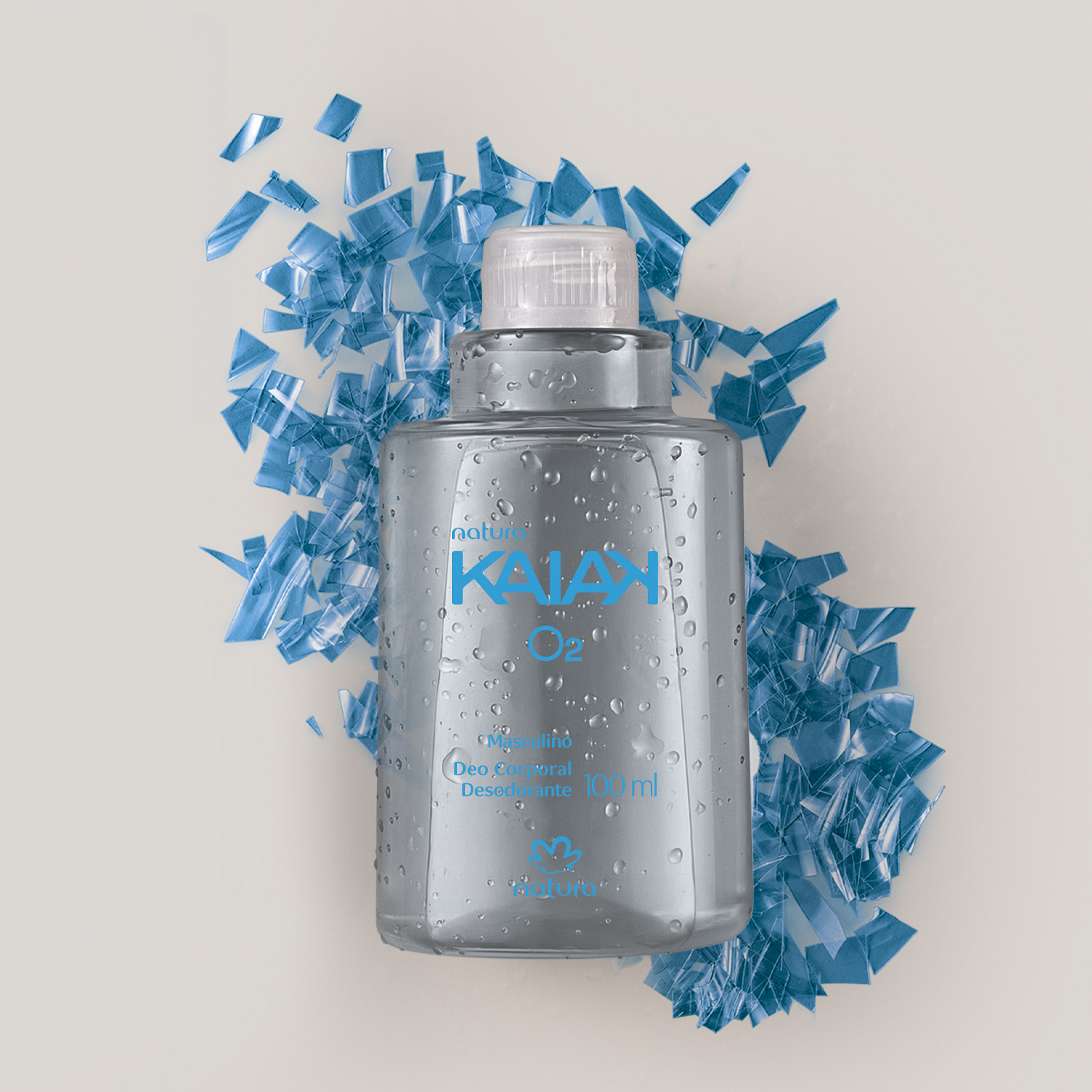 Fragrância refrescante do Kaiak O2 em ação