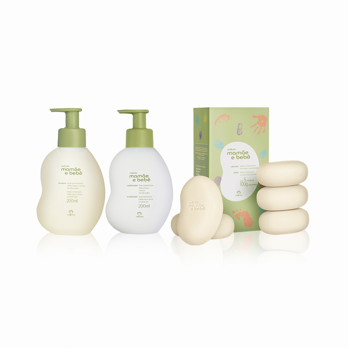 Shampoo e condicionador do kit