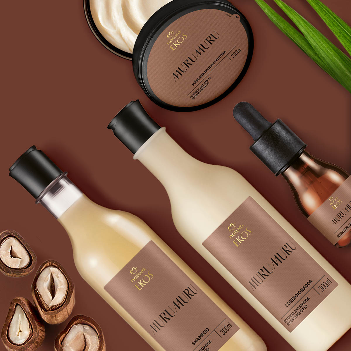 Máscara e sérum Ekos Murumuru