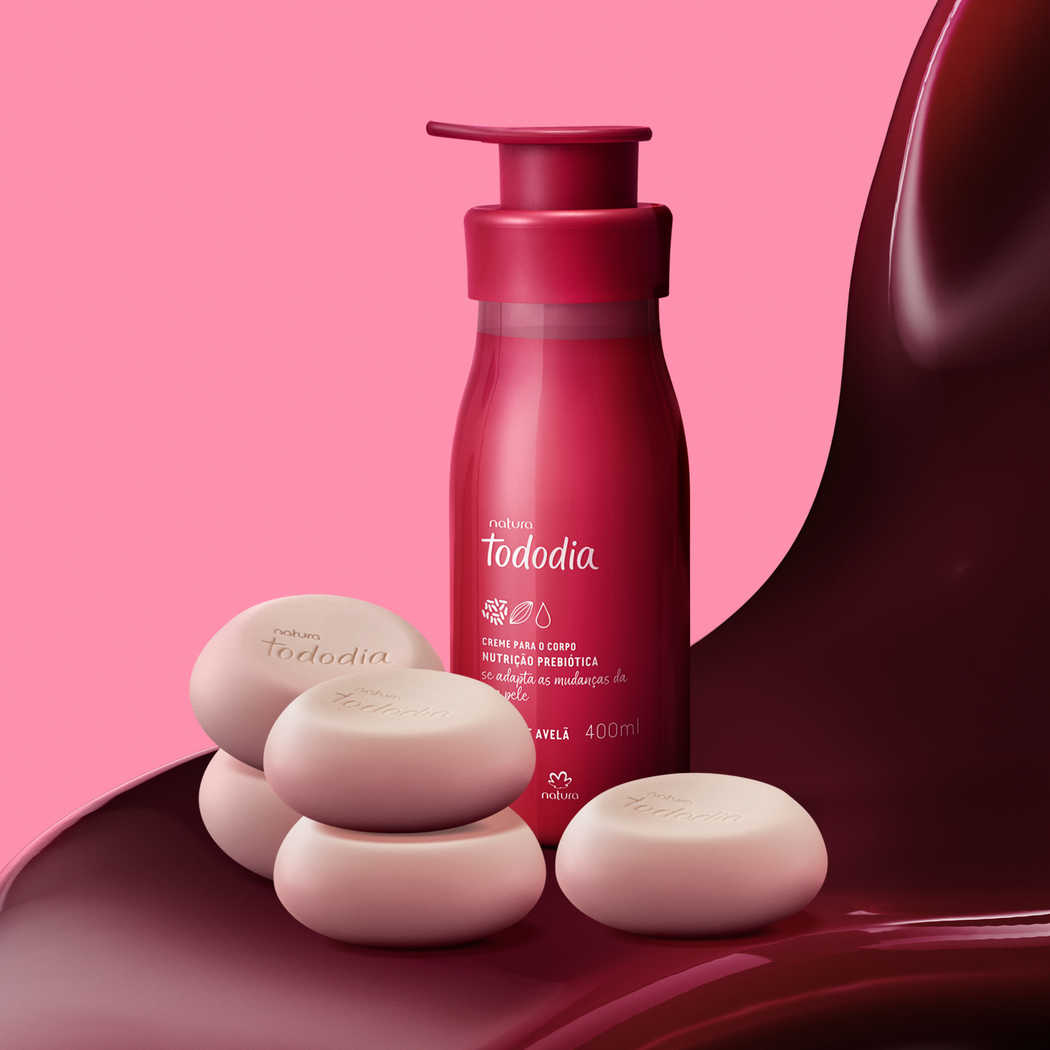 1766601400 83 Kit Sabonetes e Creme Nutritivo Tododia Cereja e Avela 2