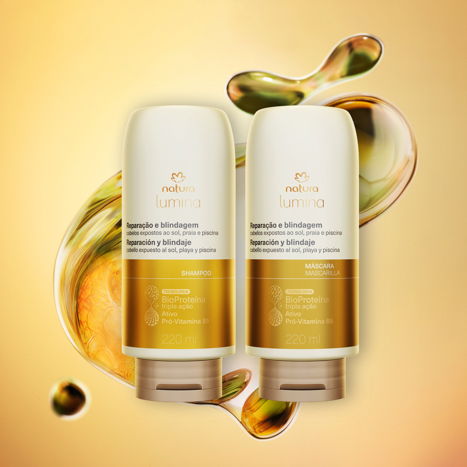 1766602721 314 Kit Shampoo e Mascara Lumina para Reparacao e Blindagem