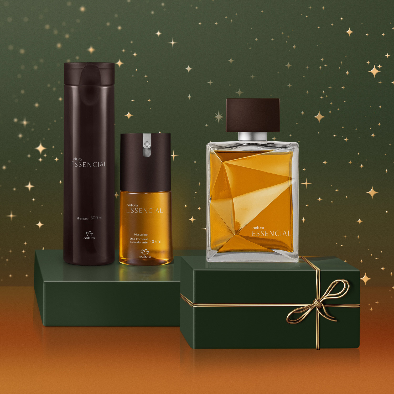 Visual mobile do kit Natura Essencial Masculino