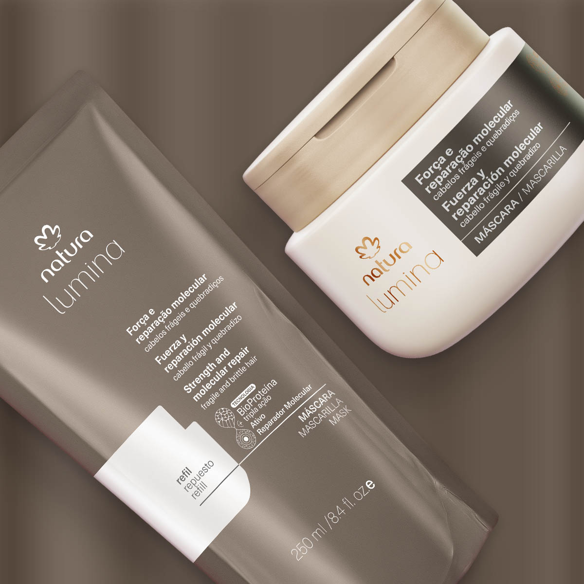 1766619515 785 Kit Mascara com Refil Lumina Forca e Reparacao Molecular