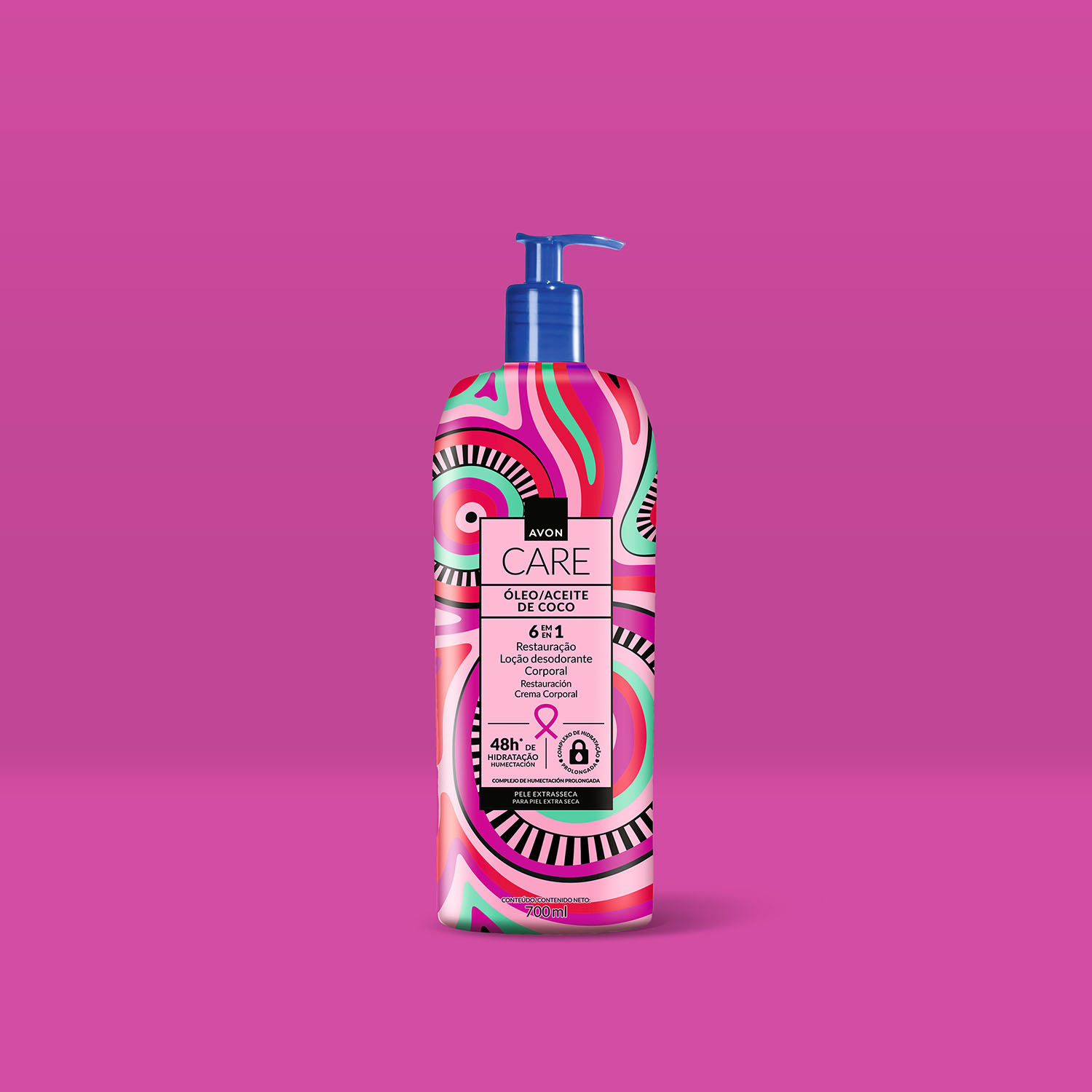 Banner mobile da campanha solidária Avon Care